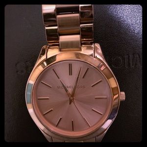 Michael Kors rose gold watch